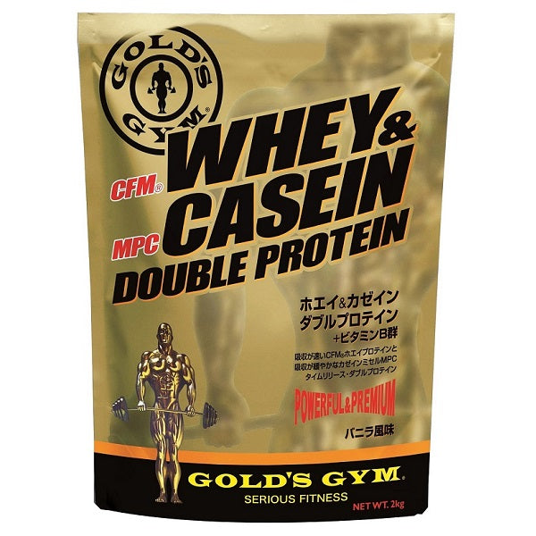 ホエイ＆カゼインダブルプロテイン バニラ風味 – ゴールドジム公式