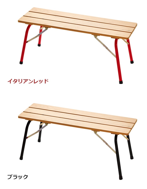 カステルメルリーノ フォールディングウッドベンチ 100×30
