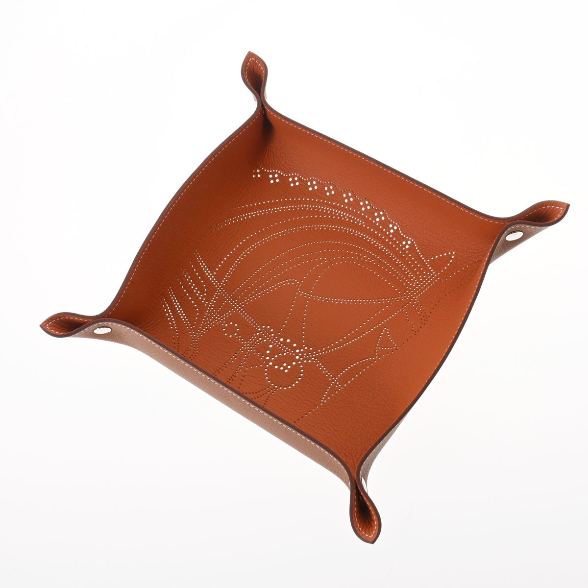 エルメスヴィドポッシュ 馬柄 ゴールド シルバー金具 B刻印(2023年