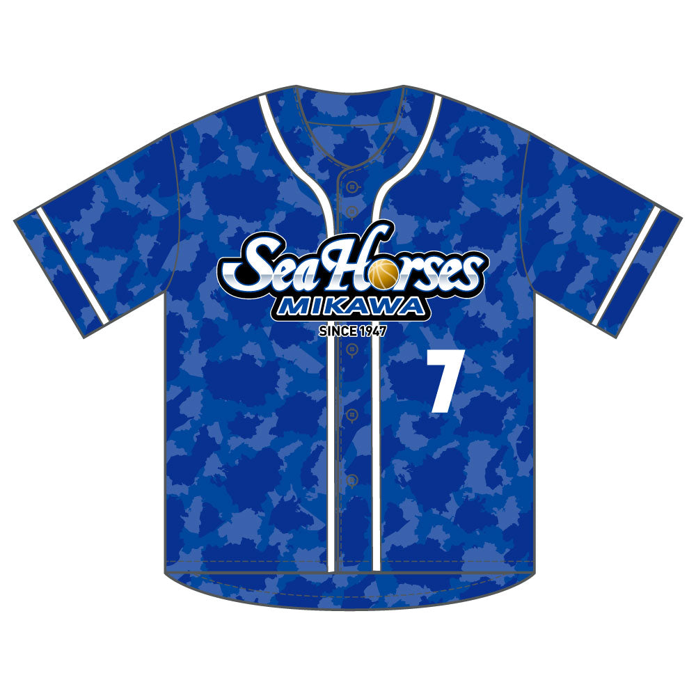 7長野選手 2025-26 ナンバーベースボールシャツ – シーホース三河
