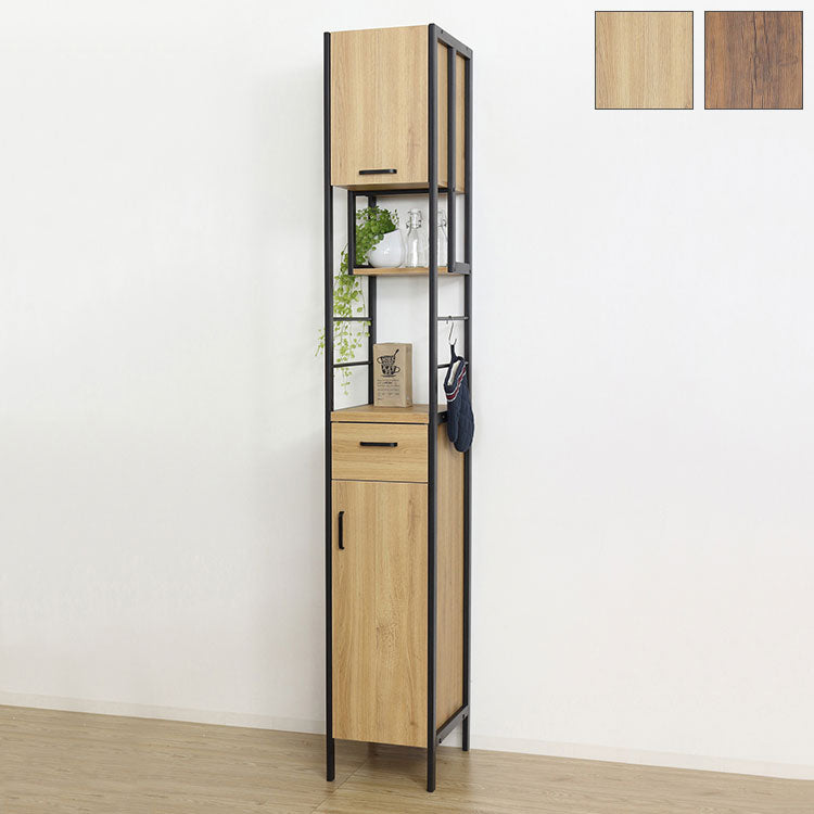 アート 食器棚 すき間収納 幅30 奥行40 高さ200 キッチンボード