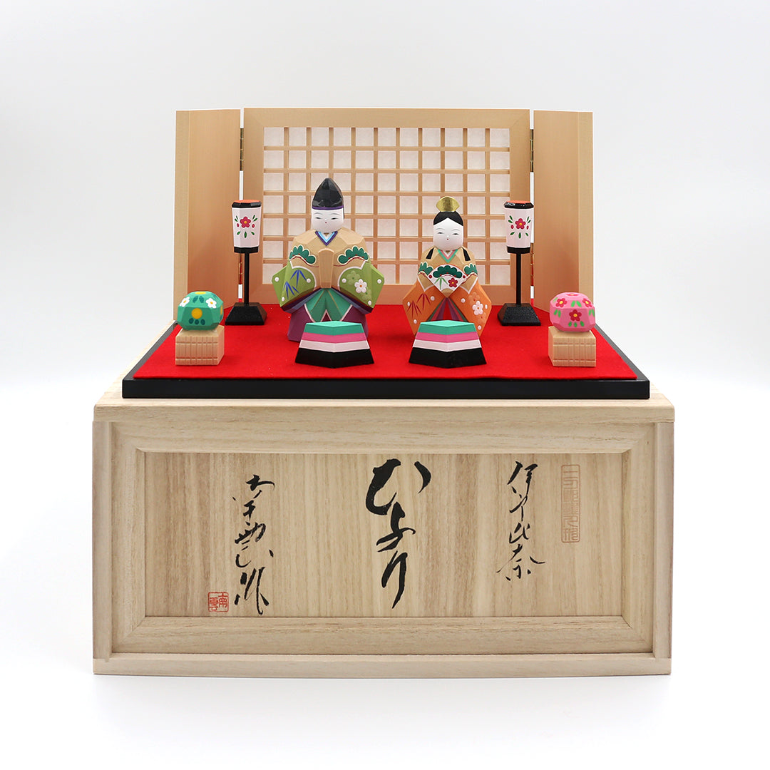 雛人形伊予一刀彫り【南雲作】 ひより – 晴れと暮らす