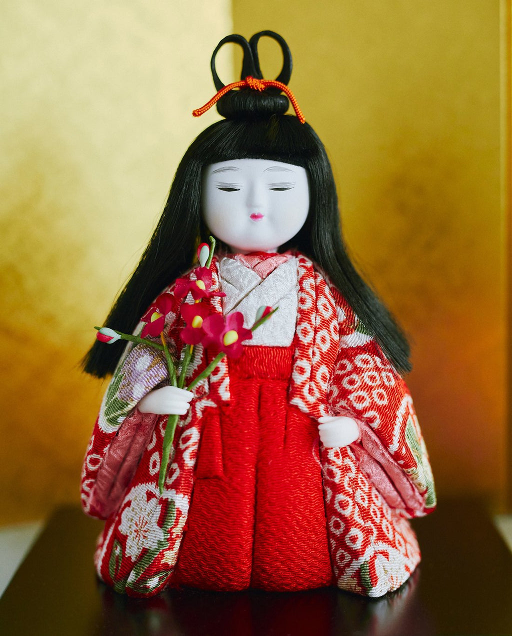 京製木目込雛 紅梅白梅 – 日々の京都物産展