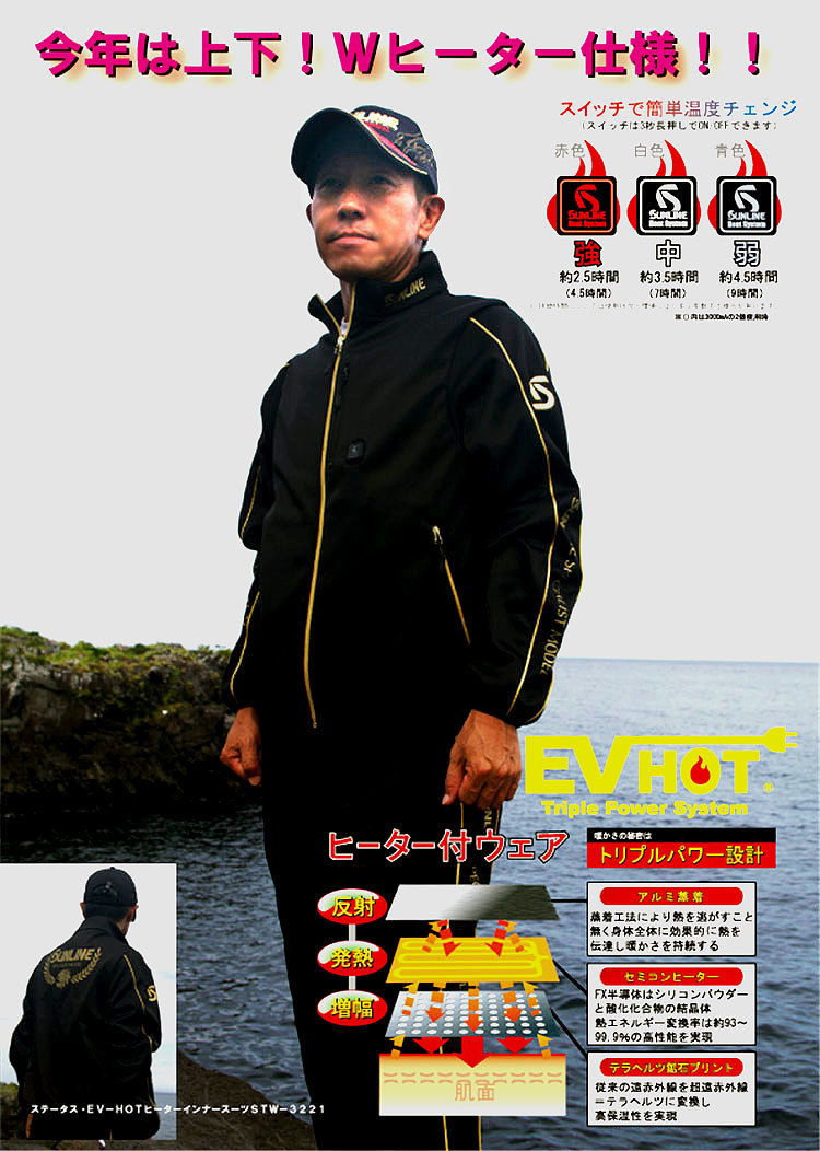 サンライン ステータス・ホットヒーターインナースーツ