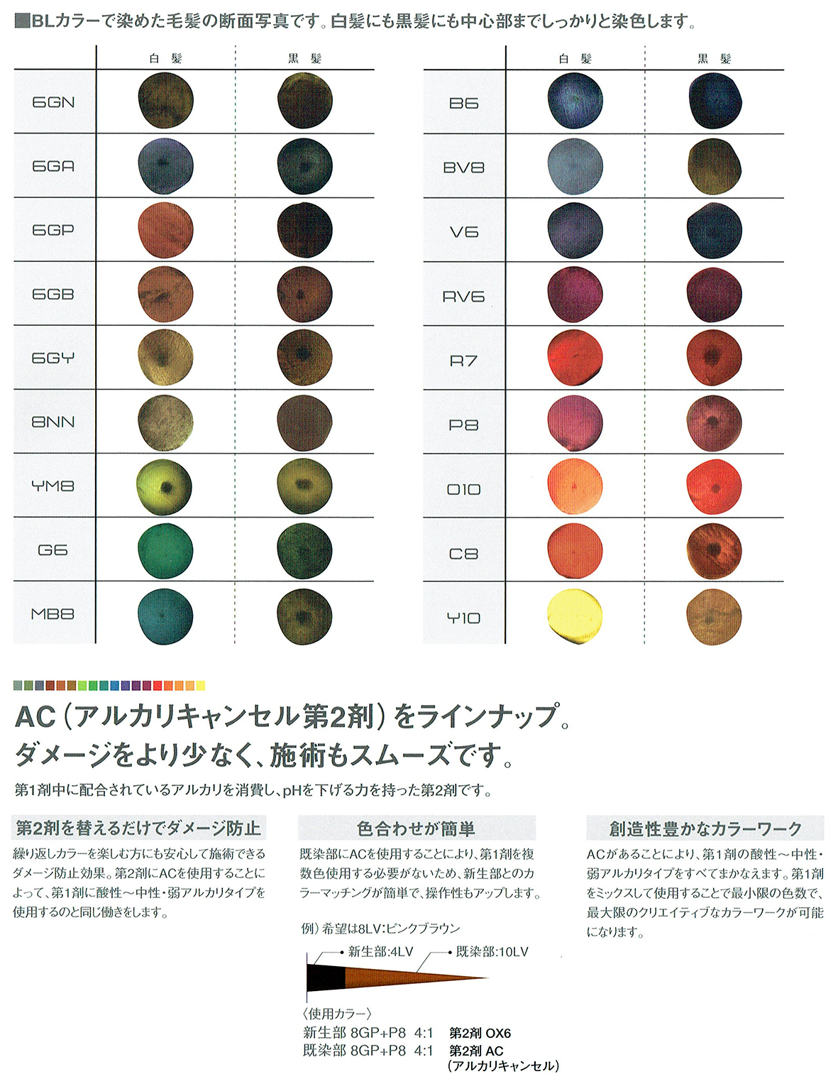 美容室専売品卸/通販 IDC-BeautyHair / フィヨーレ BLカラー [6GN] (120g)