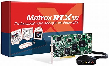 News：ノンリニア編集用カード「Matrox RT.X100」を発売