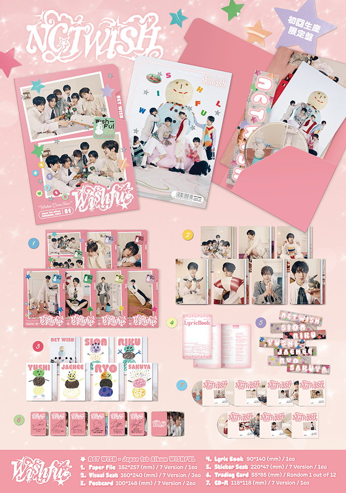 初回生産限定盤/SION Ver.】WISHFUL(CD)｜NCT WISH｜mu-moショップ