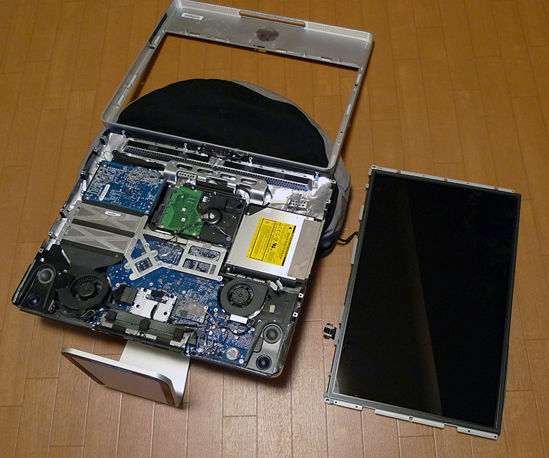 iMac (Early 2008) ＝ iMac 8,1 の HDD 換装手順 | ishwt::tracking