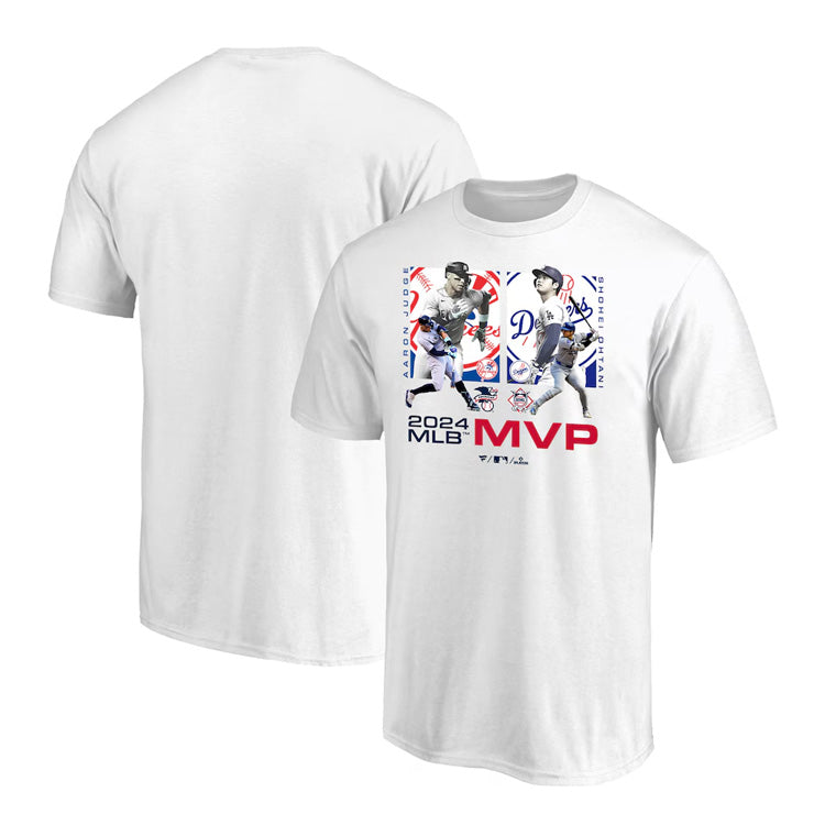 大谷翔平 × アーロン・ジャッジ 2024 MVP 受賞記念 Tシャツ 半袖