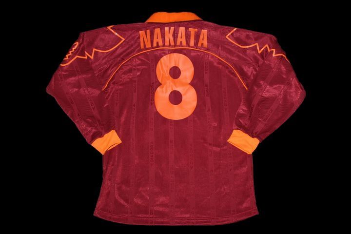 AS Roma 1999/2000 HOME ＃8 NAKATA | Pomerasky Football Shirts
