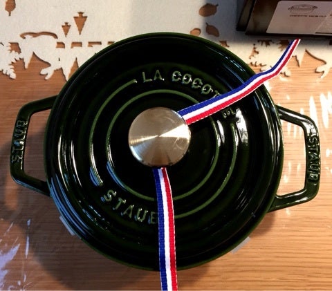 STAUB ストウブ ラウンドココット 16cm オリーブ 限定色 ストウブ