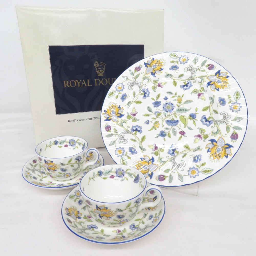 Minton ミントン 食器 ハドンホールブルー カップ&ソーサー2客
