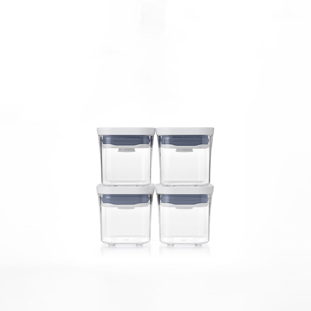 送料込み】OXO(オクソー) ポップコンテナ ミニスクエアミニ 4ピース