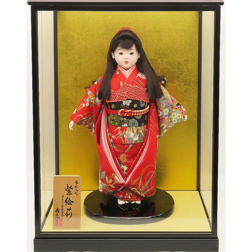 寿喜代 市松人形 13号 紫絵莉 – スガ人形店