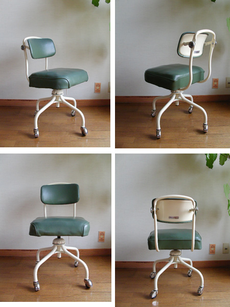 アメリカ ビンテージ インダストリアル スチールケース オフィスチェア