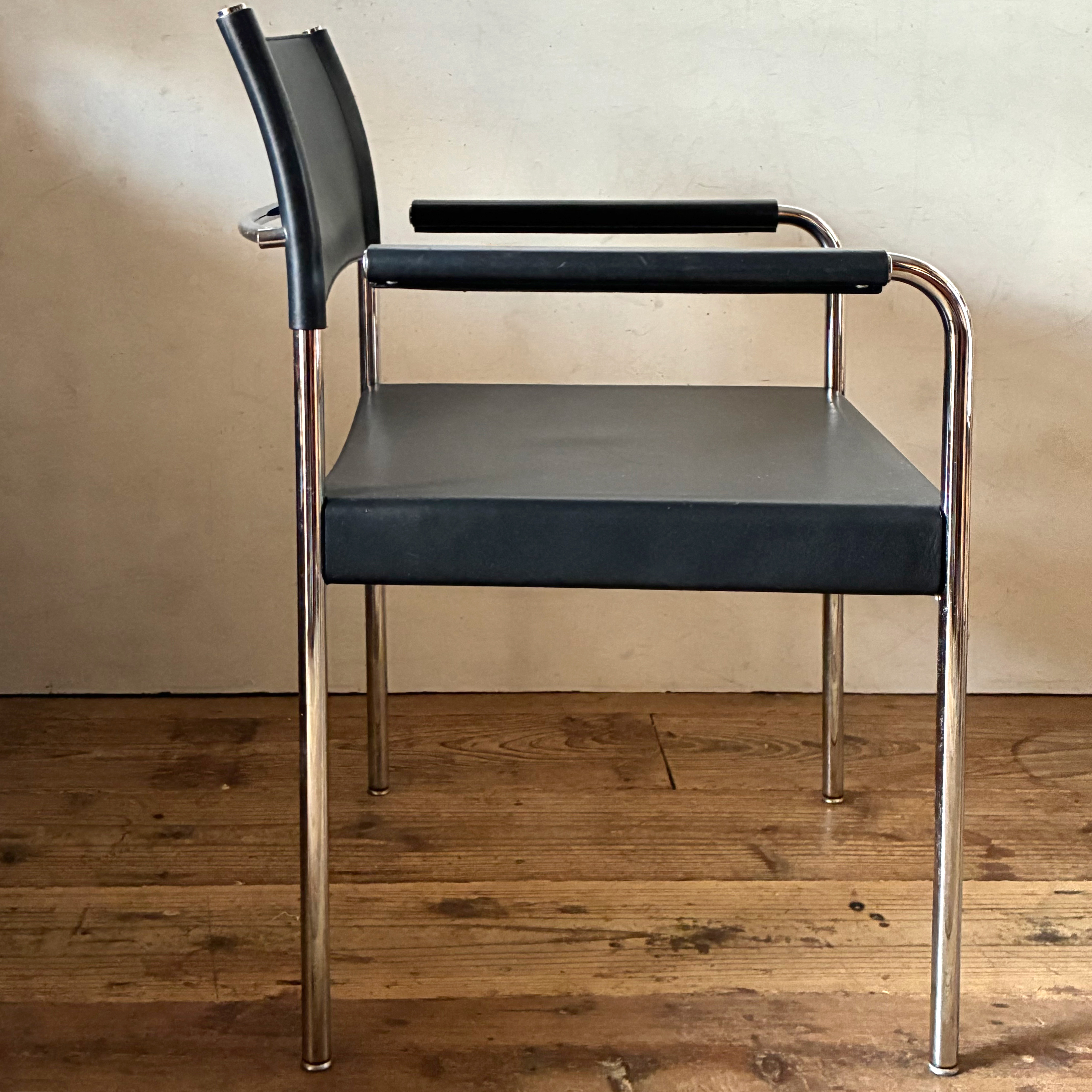 houtoku ホウトク KUSCH+CO ヴィンテージレザー 本革 クロム アーム