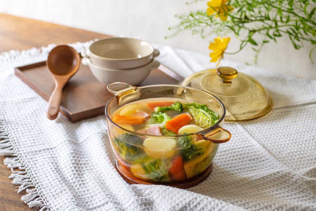 VISIONS 耐熱ガラス製 両手鍋 クックポット 1.5L – 佐藤商会 ONLINE STORE