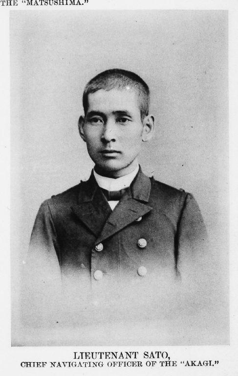 海軍大尉佐藤（佐藤鉄太郎），”赤城”航海長/(Lieutenant Sato, Chief