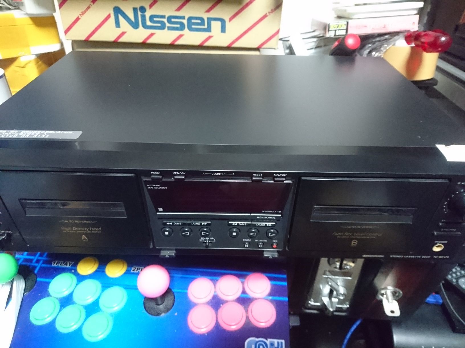 SONY Wカセットデッキ TC-WE475 修理 | 自由日記J -ジャンカーへの道-