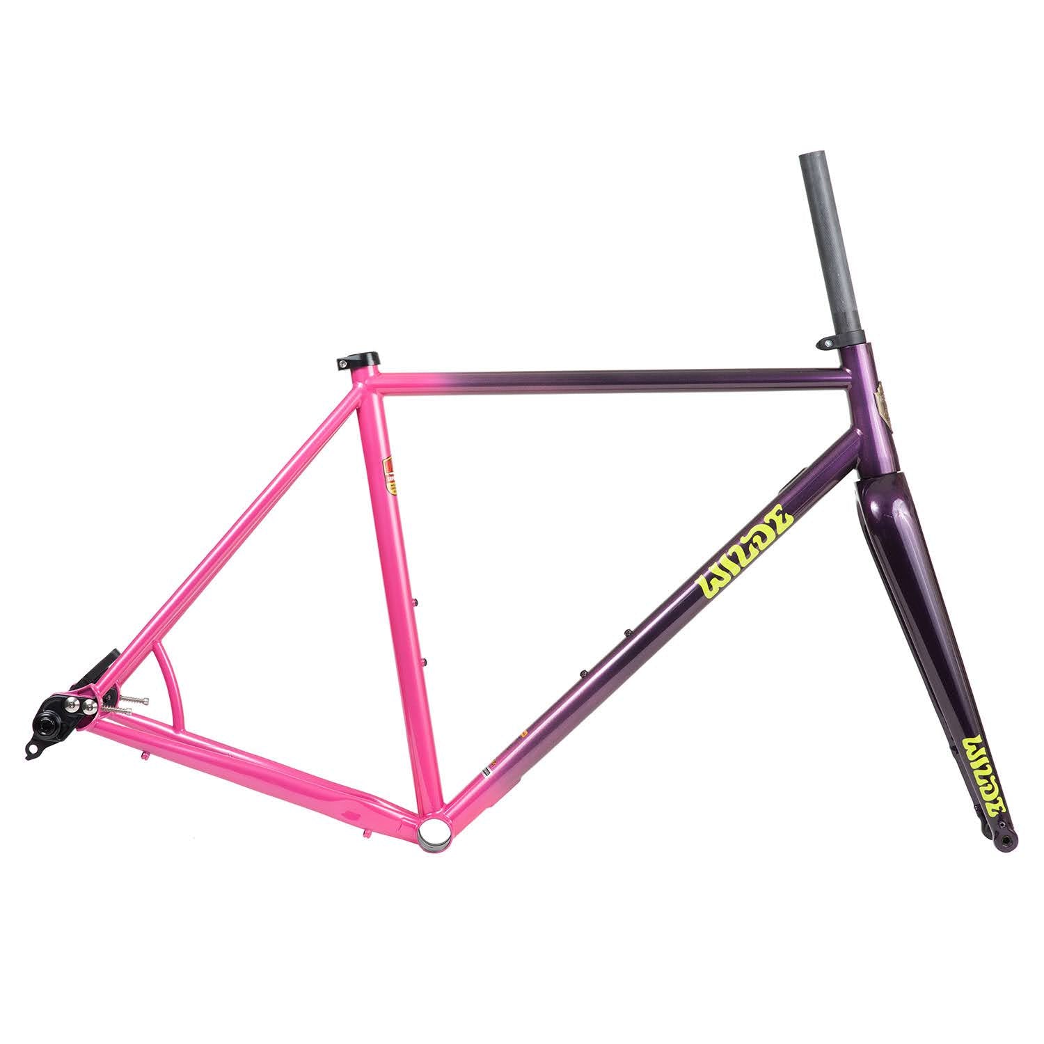 WILDE BICYCLE Mean Jean Frame Set - Purple / Pink Sparkle