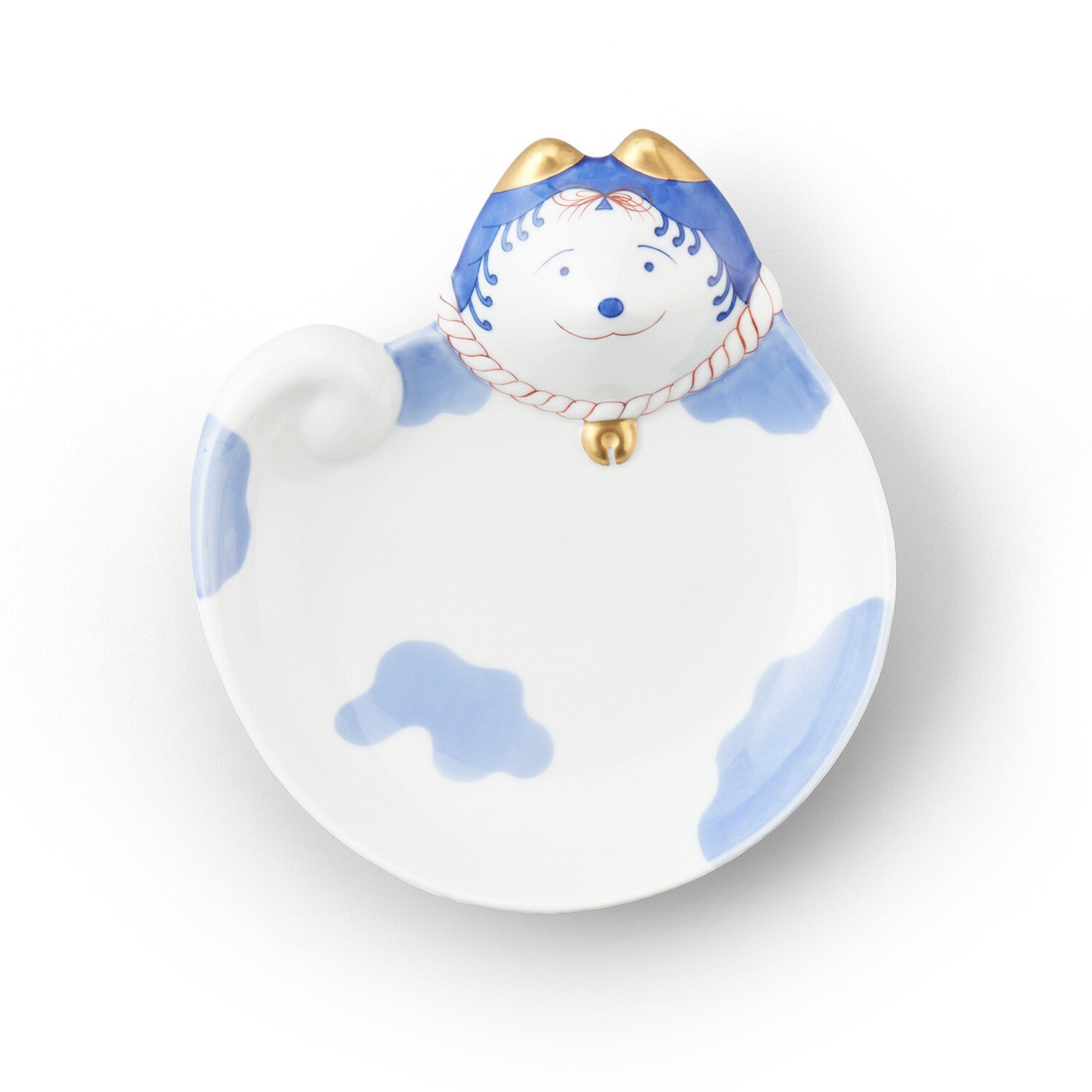 雲文 狗皿（大） | 畑萬陶苑 ONLINE SHOP