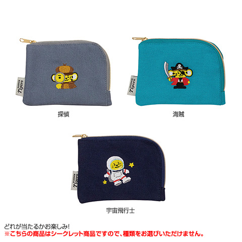 シークレット刺繍コイン＆カードケース 職業（全12種） - 阪神