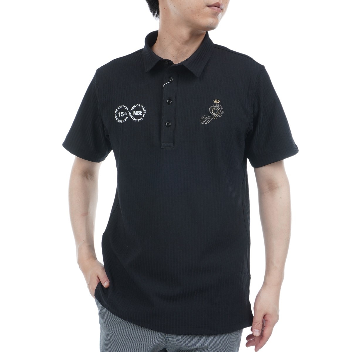 サッカーストライプ 半袖ポロシャツ(半袖シャツ・ポロシャツ)|MASTER