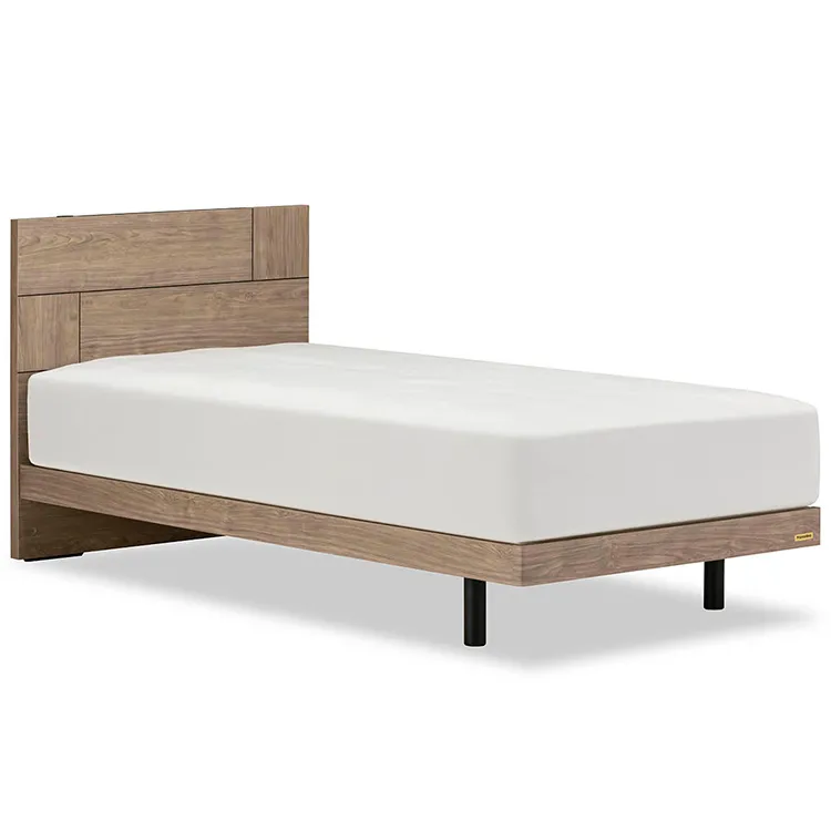 フランスベッド］ベッドフレーム【ダブル】 レッグタイプ グレー色