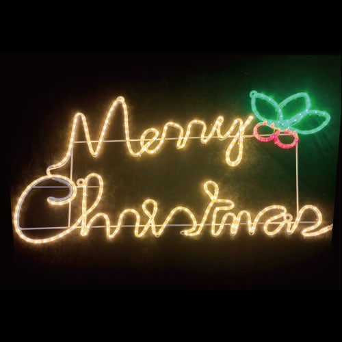 メリークリスマス電球色 L2DM001-D LEDチューブライト