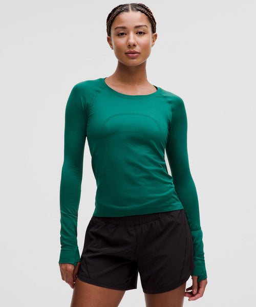 lululemon Swiftly Tech Long-Sleeve Shirt 2.0 *Waist Length - Storm