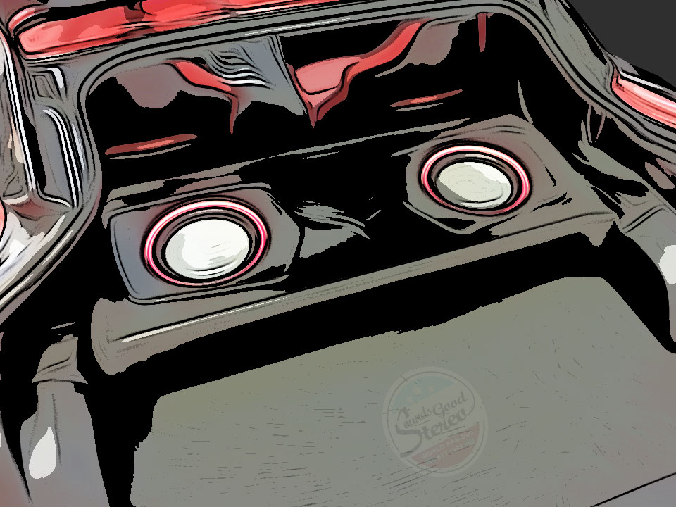 2015 Chevrolet Corvette C7 Custom Subwoofer Enclosure & Stereo