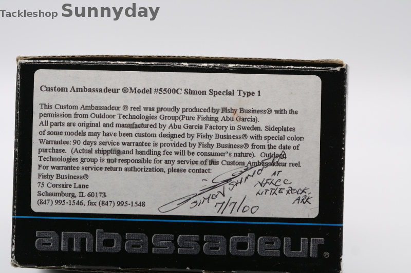 アブガルシア アンバサダー 5500C サイモンシモムラ スペシャル タイプ