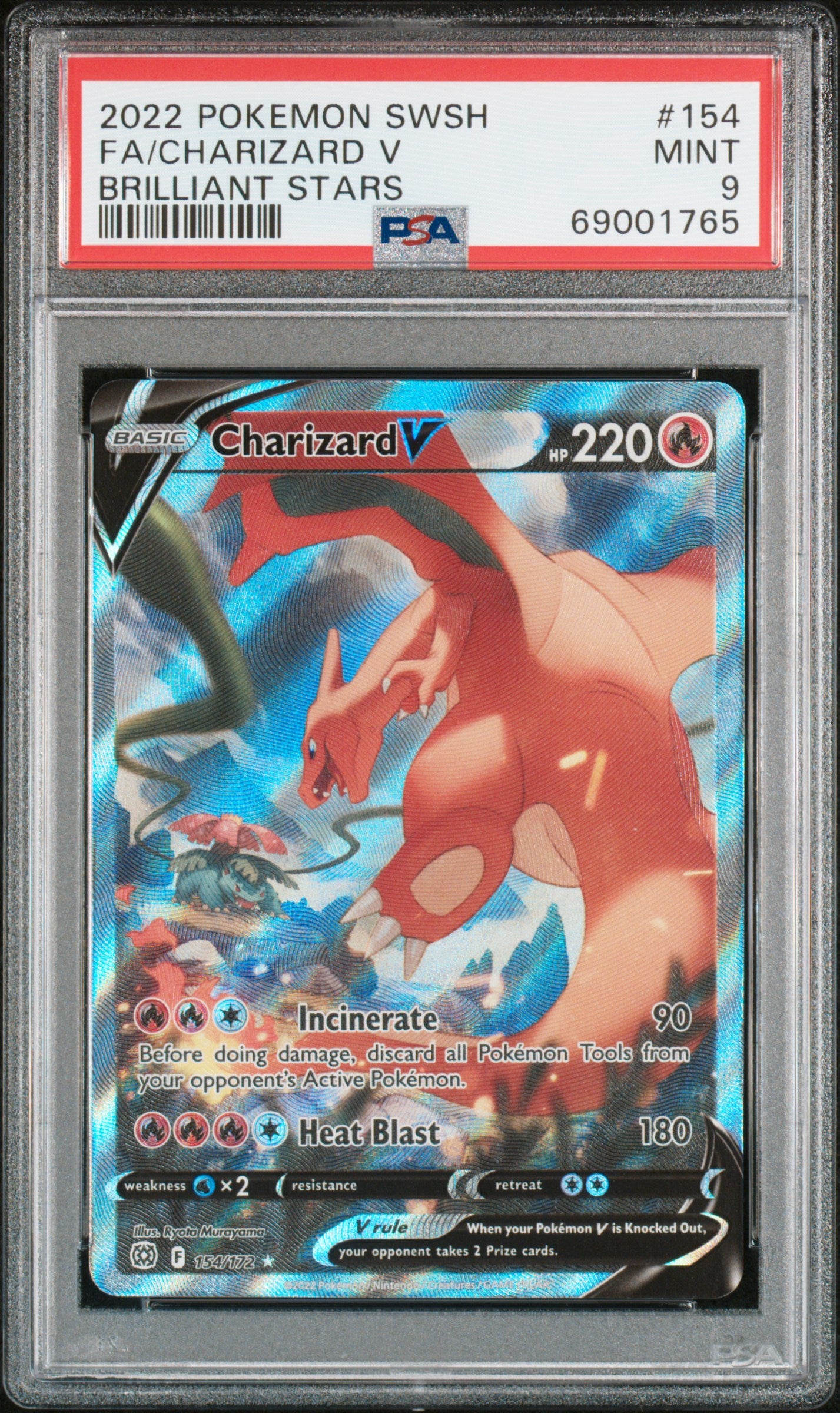 Charizard V Brilliant Stars 154 Alt Art PSA 9 – TBC Games