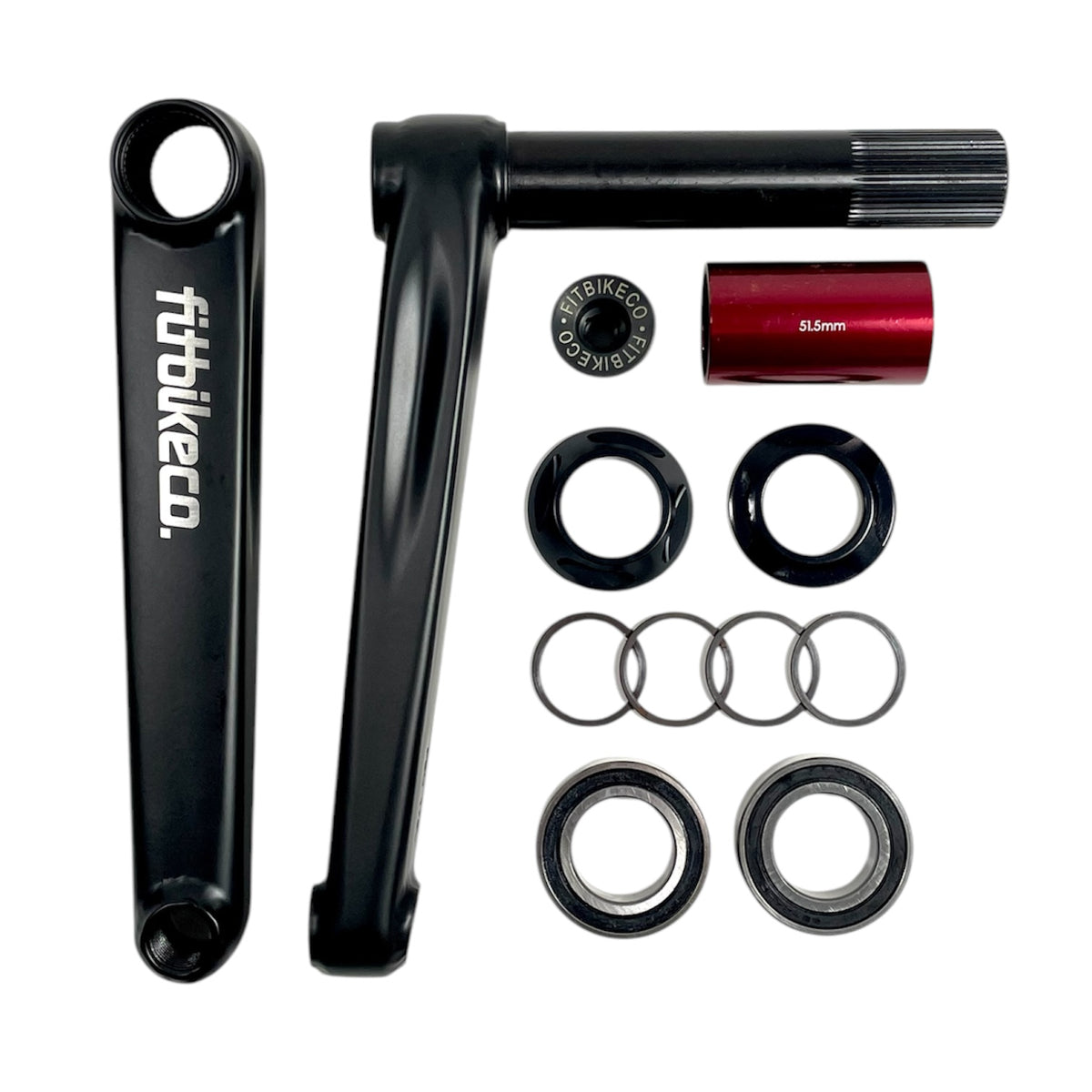 Fit Indent 24mm Spline-Drive 2-Piece Cranks BMX Crank – The Secret