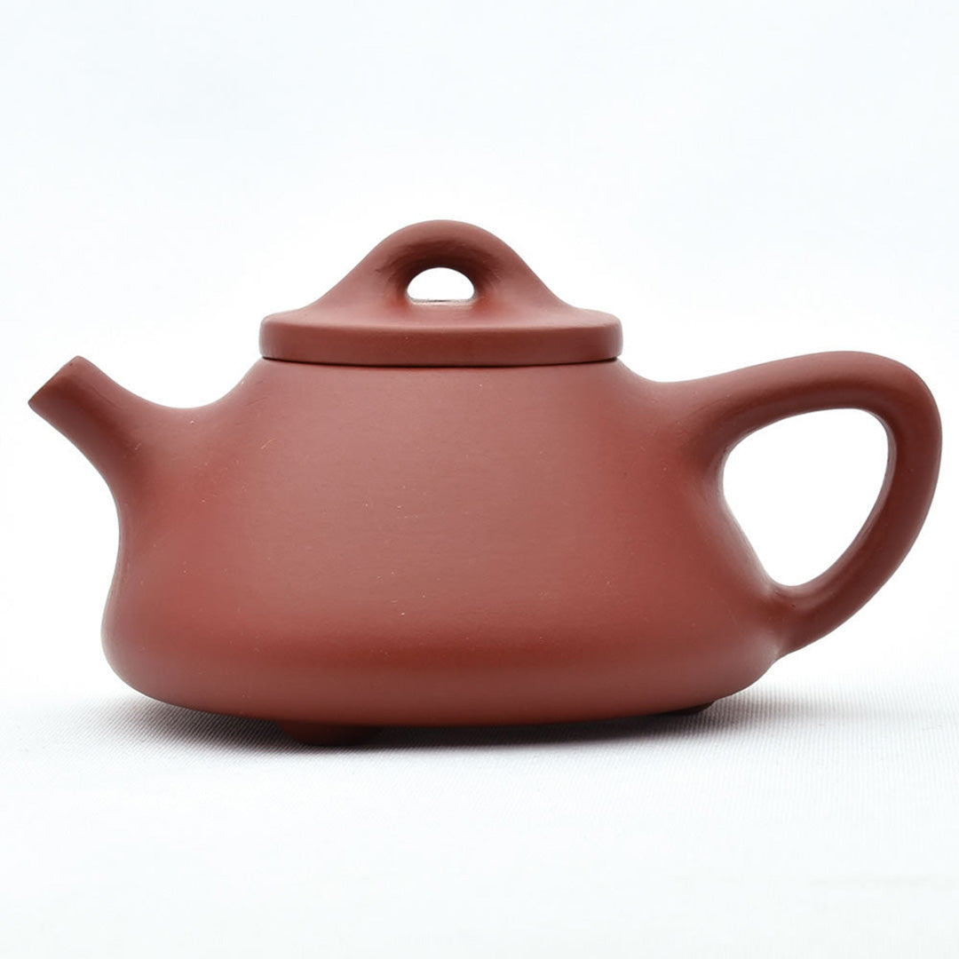 中国茶器の急須 宜興紫砂壺 石瓢壺（徐玉鳳・赤茶）｜中国茶器の天香茶行