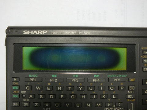 PC-E650/PC-U6000の液晶の修理