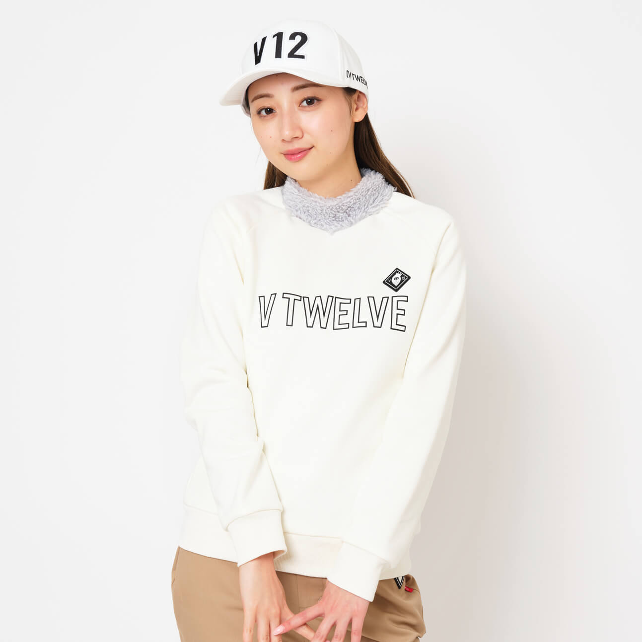 V12] ゴルフ レディース スウェット 裏起毛 MOFU CREW | 【公式通販】