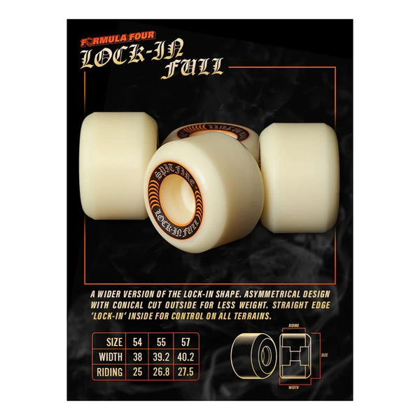 SF F4 99 Lock In Full 54mm - Venue Skateboards