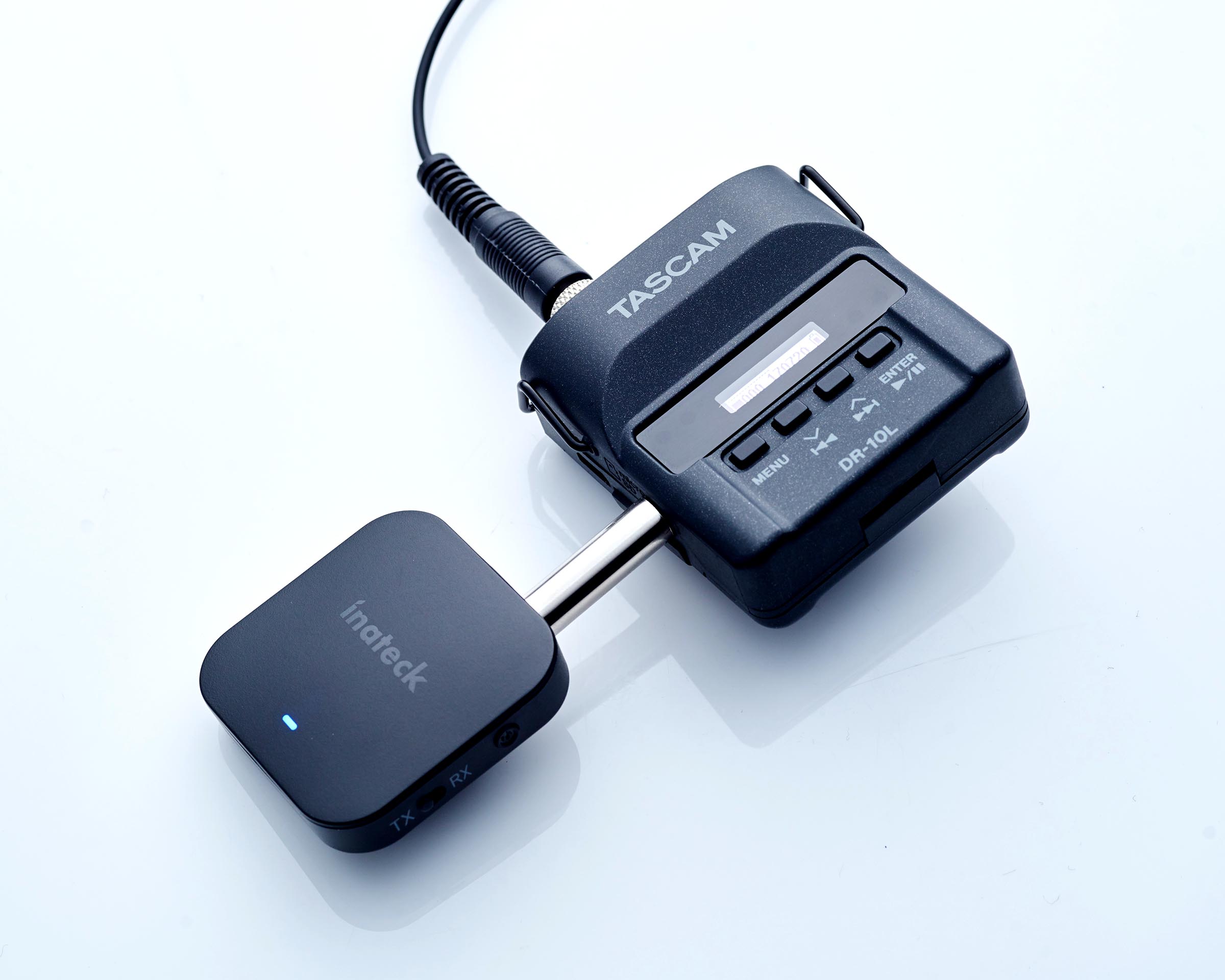 TASCAM DR-10L（簡易ピンマイク）をリアルタイムモニタする方法（弊社