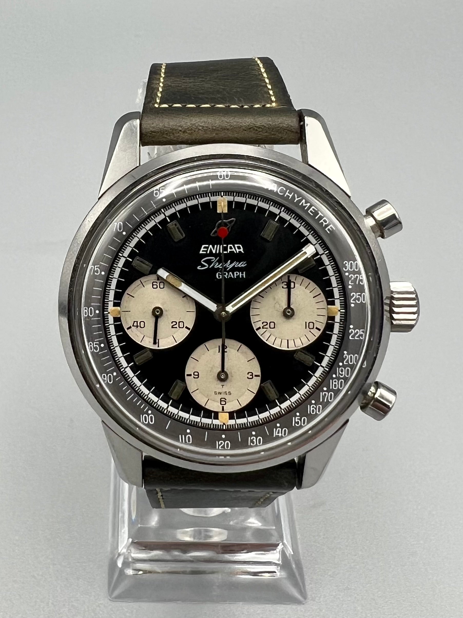 Enicar Sherpa Graph Mark IV, Rare, Impressive and Extremely Clean