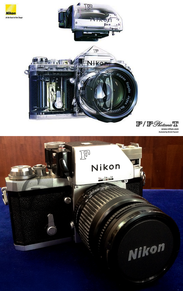 Nikon】ニコン”F”640万台 初期型一眼レフフィルムカメラは 約 60 年