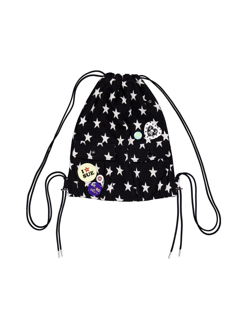 SETUP‐EXE】STAR POCKET GYM SACK / 【セットアップエグゼ】スター