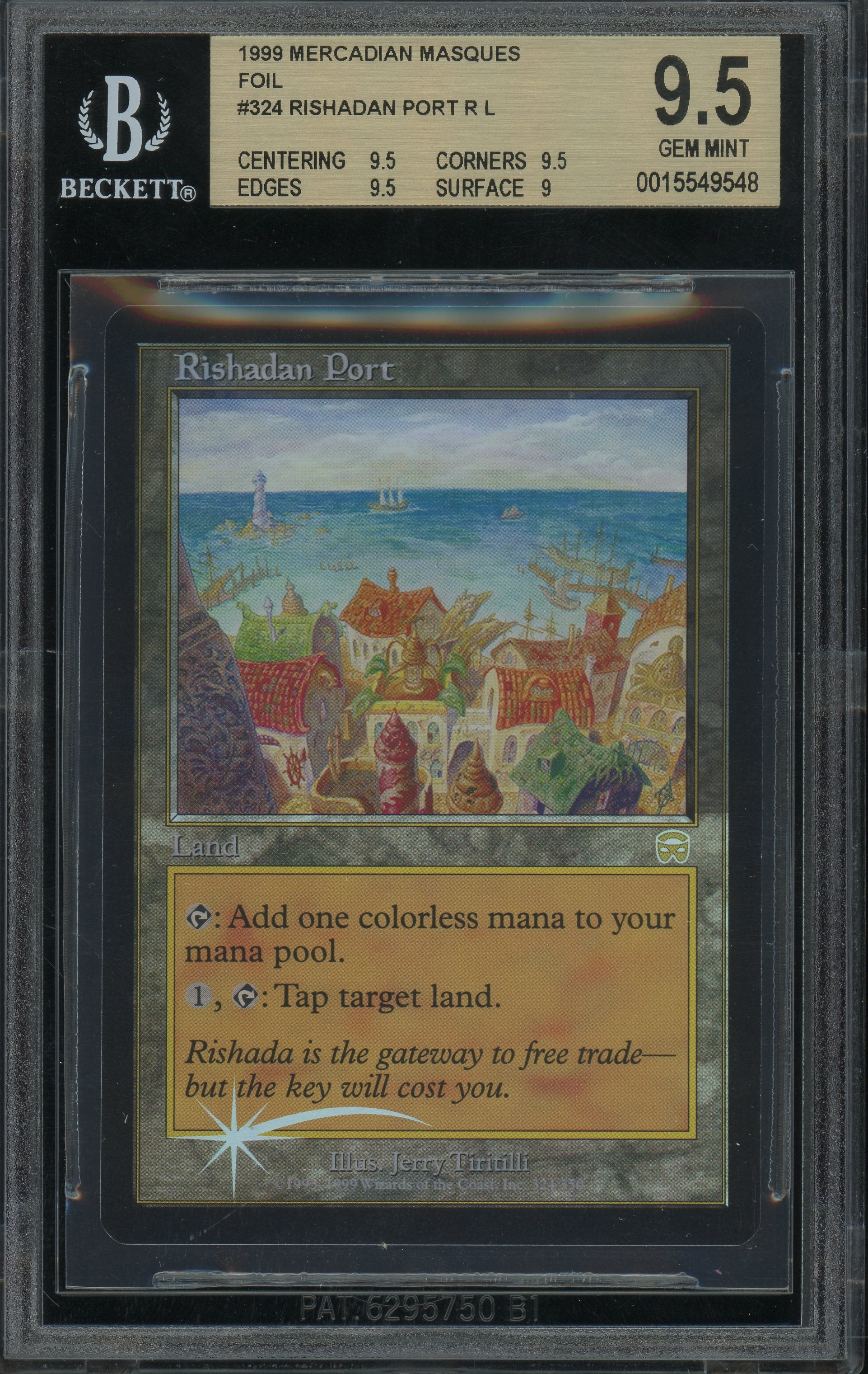 MTG foil リシャーダの港 Rishadan Port MMQ BGS鑑定 MTG foil