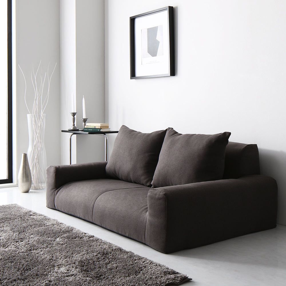 日本製 フロアこたつソファ（2人掛け）/シンプルモダンなフロアソファ