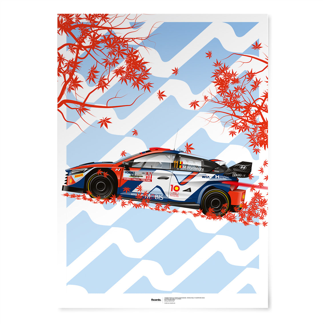 Thierry Neuville-Martijn Wydaeghe, Hyundai i20 N Rally 1 Hybrid, Rally