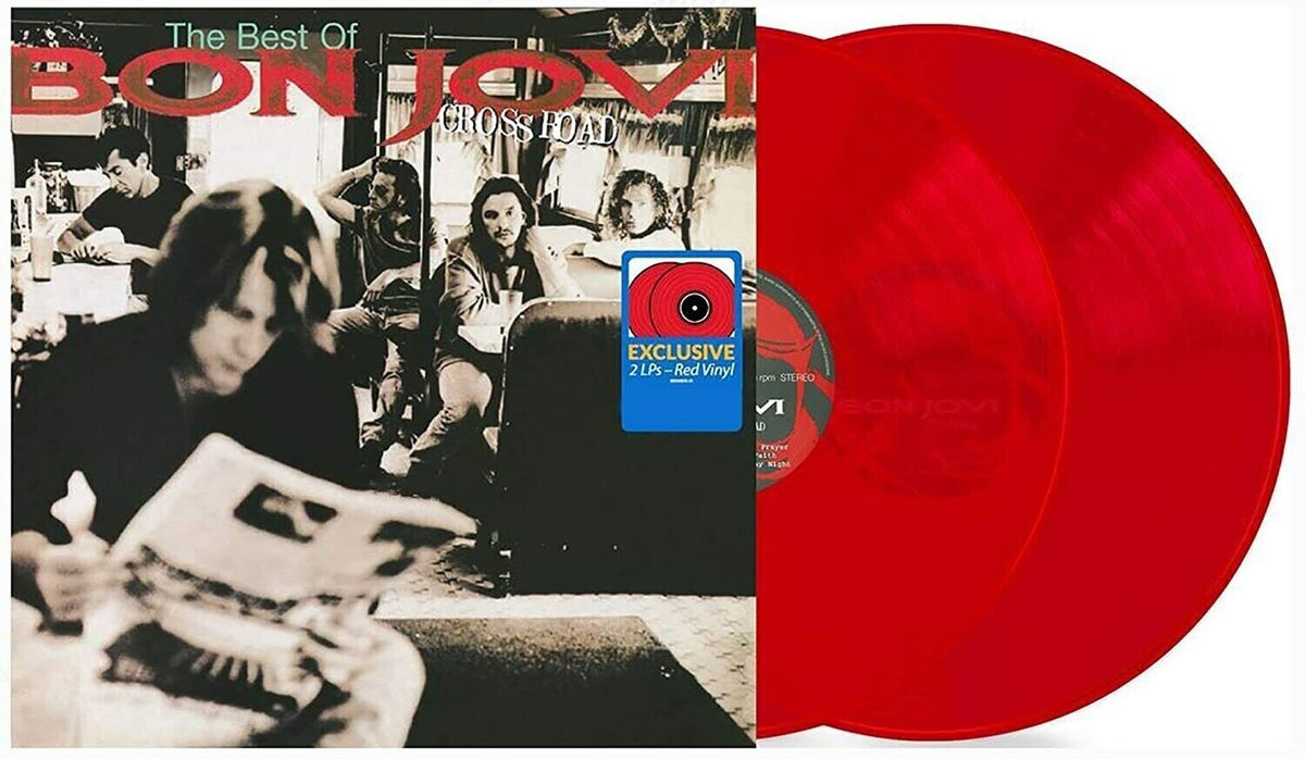 BON JOVI - Cross Road Best Of - 2LP Walmart Exclusive Red Vinyl