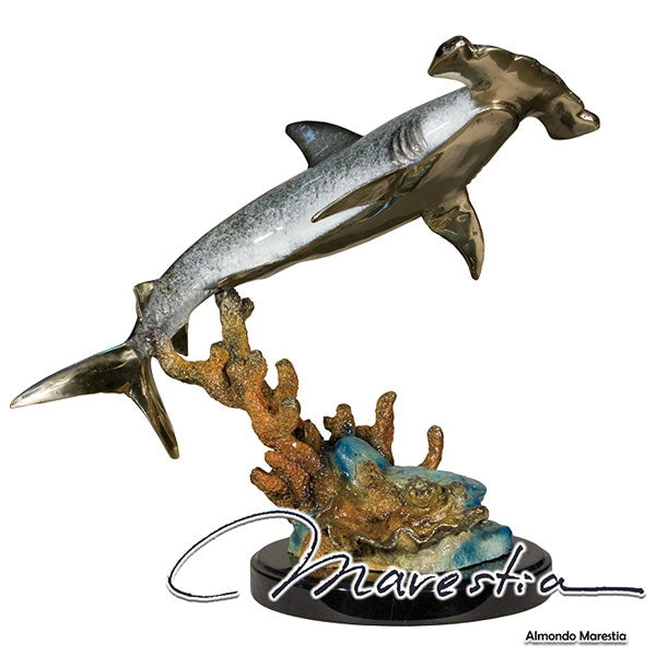 Marestia マレスティア シュモクザメ 鮫 ハンマーヘッドシャーク 置物
