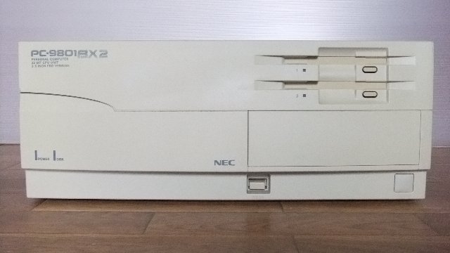 良品！ NEC PC-9801BX4/U2 MS-DOS 3.5インチFDD*2 良品！ NEC PC