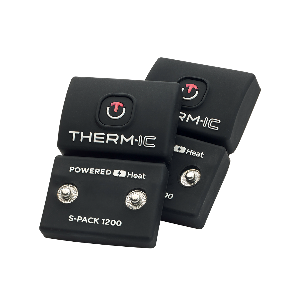 Set of 2 S-Pack 1200 long-life batteries for Therm-ic socks
