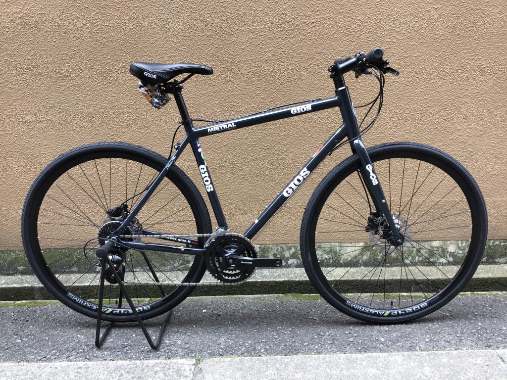 現品限り 特価 GIOS MISTRAL 油圧DISC ALEX 520mm 700c グレー